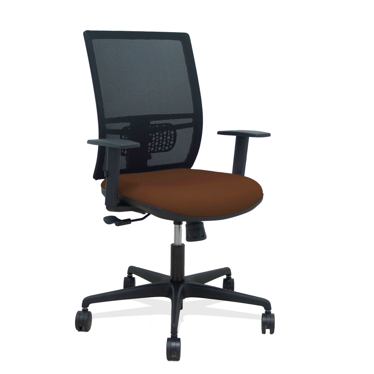 Silla de oficina Piqueras y Crespo Yunquera Malla + Bali - Ref. fabricante 400SM840B100B10B68R65 - Marron Oscuro