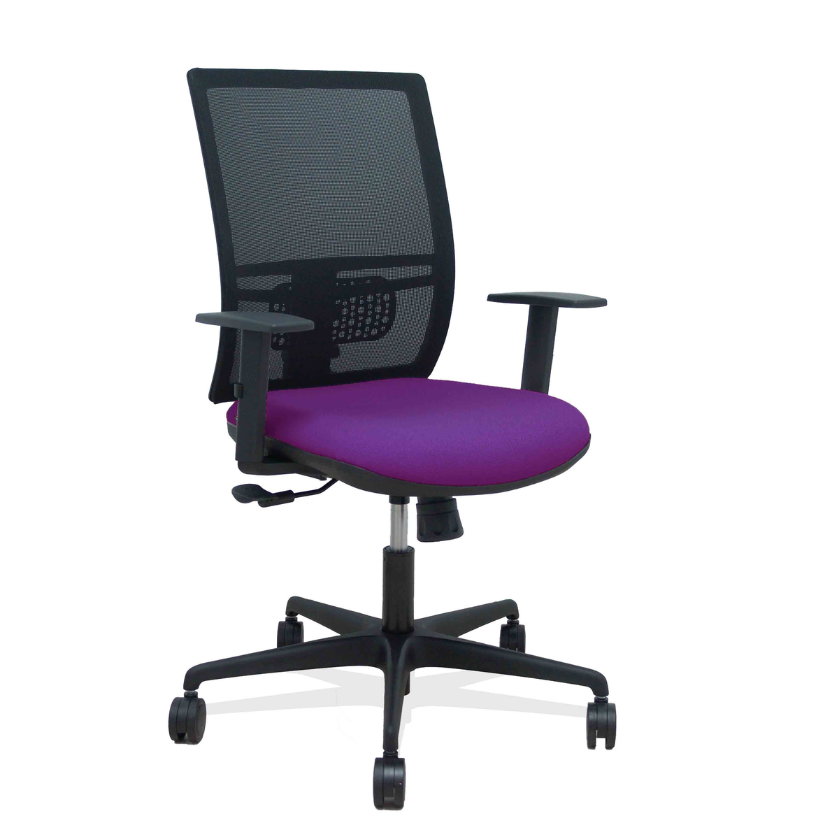 Silla de oficina Piqueras y Crespo Yunquera Malla + Bali - Ref. fabricante 400SM840B100B10B68R65 - Morado