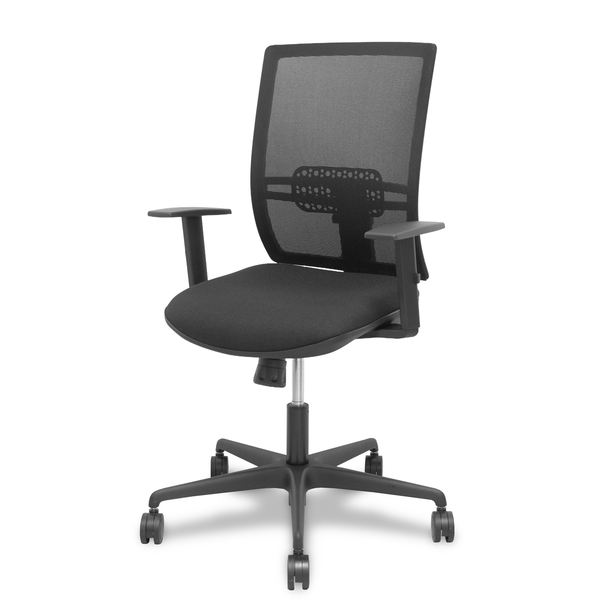 Silla de oficina Piqueras y Crespo Yunquera Malla + Bali - Ref. fabricante 400SM840B100B10B68R65 - Negro