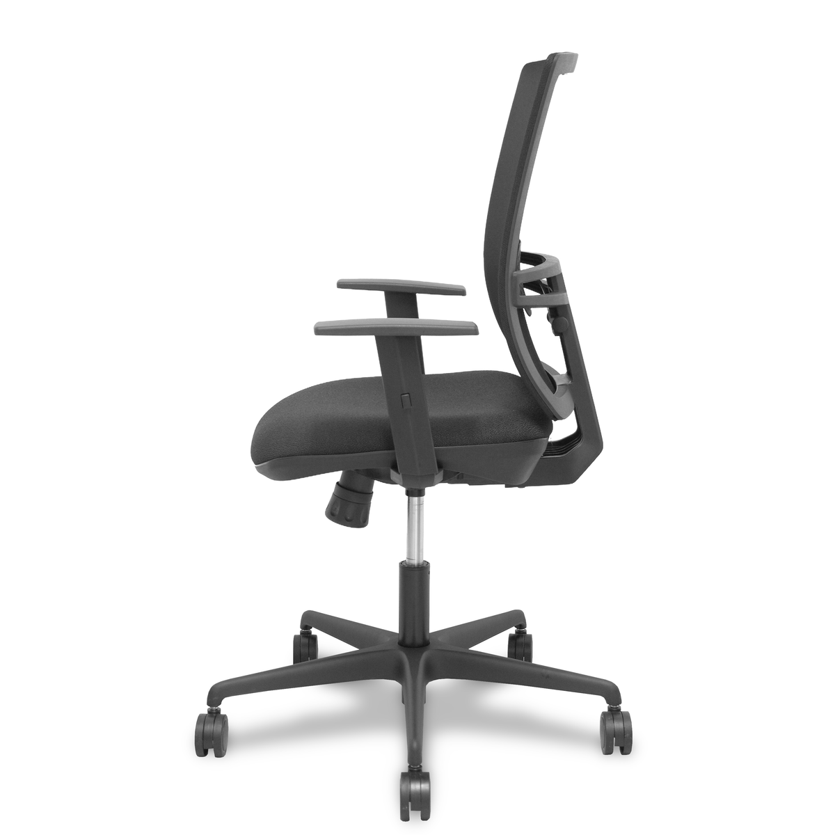 Silla de oficina Piqueras y Crespo Yunquera Malla + Bali - Ref. fabricante 400SM840B100B10B68R65 - Negro