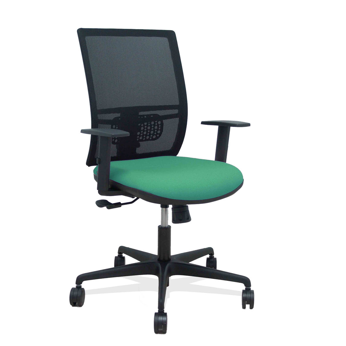 Silla de oficina Piqueras y Crespo Yunquera Malla + Bali - Ref. fabricante 400SM840B100B10B68R65 - Verde Esmeralda