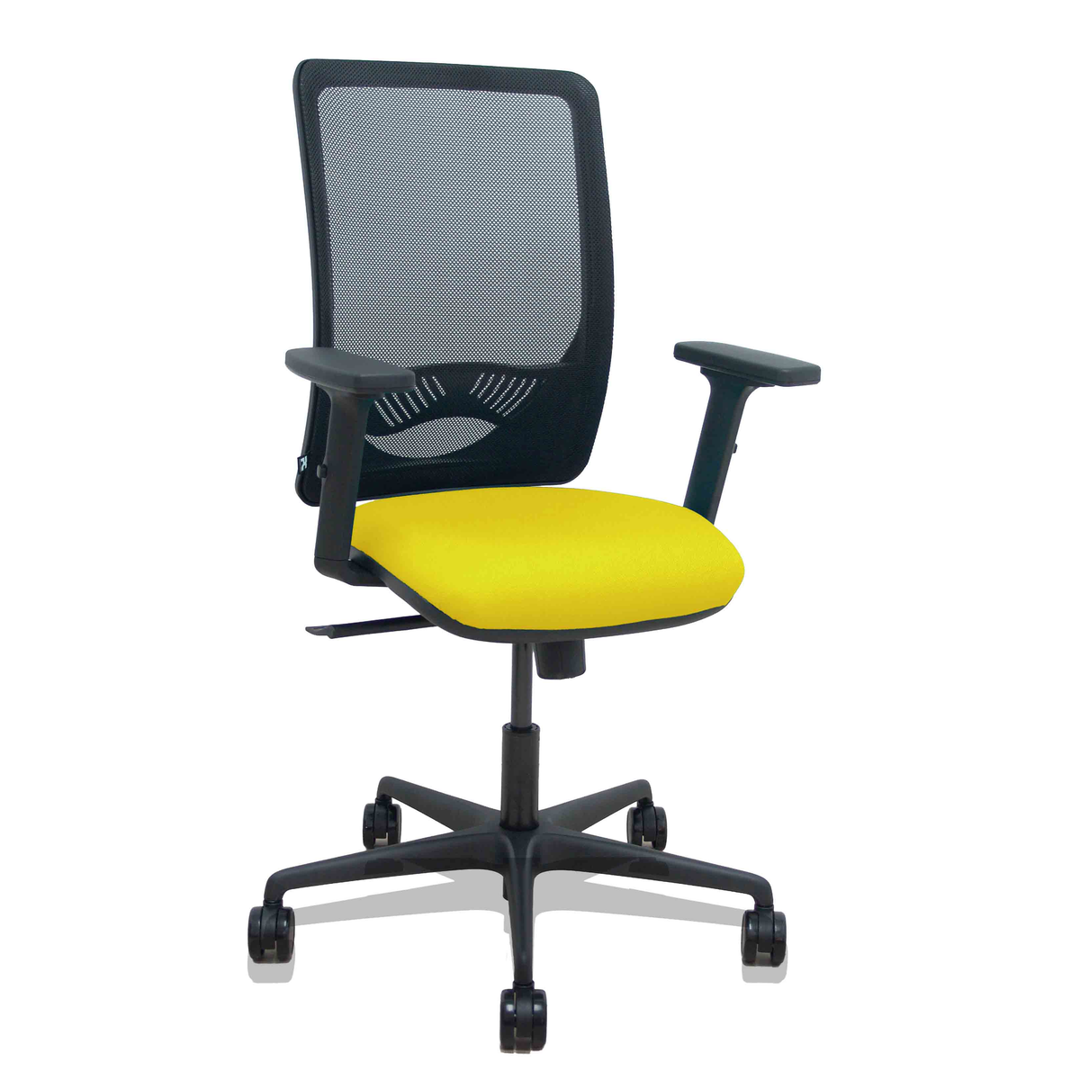Silla de oficina Piqueras y Crespo Zulema Malla + Bali - Ref. fabricante 390SM840B100B2DB68R65 - Amarillo