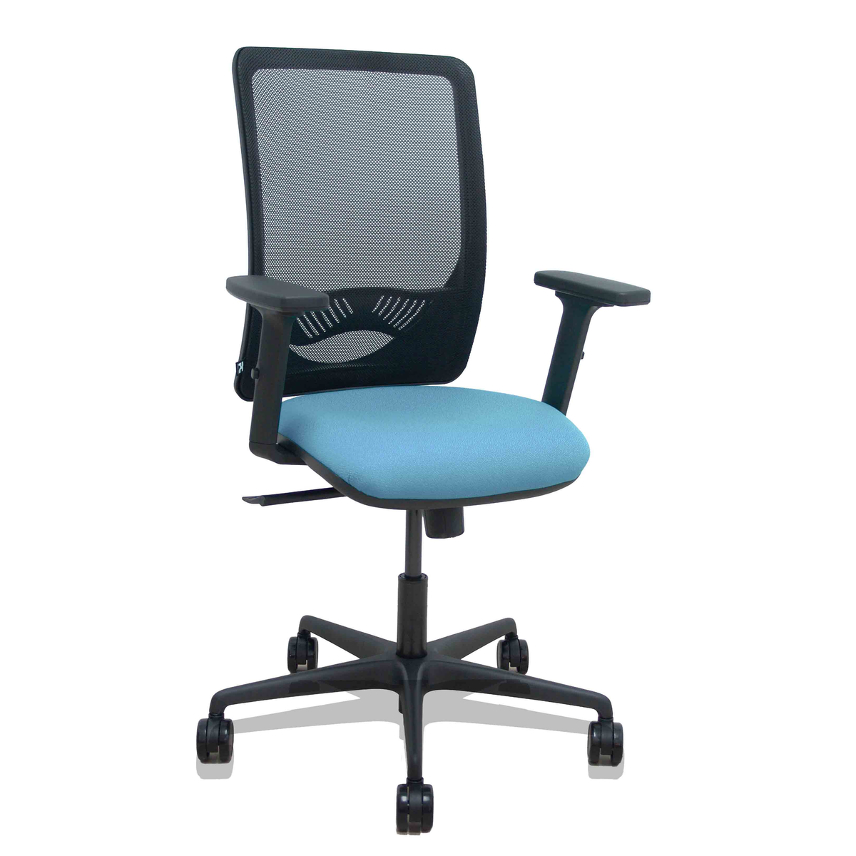 Silla de oficina Piqueras y Crespo Zulema Malla + Bali - Ref. fabricante 390SM840B100B2DB68R65 - Azul Cielo