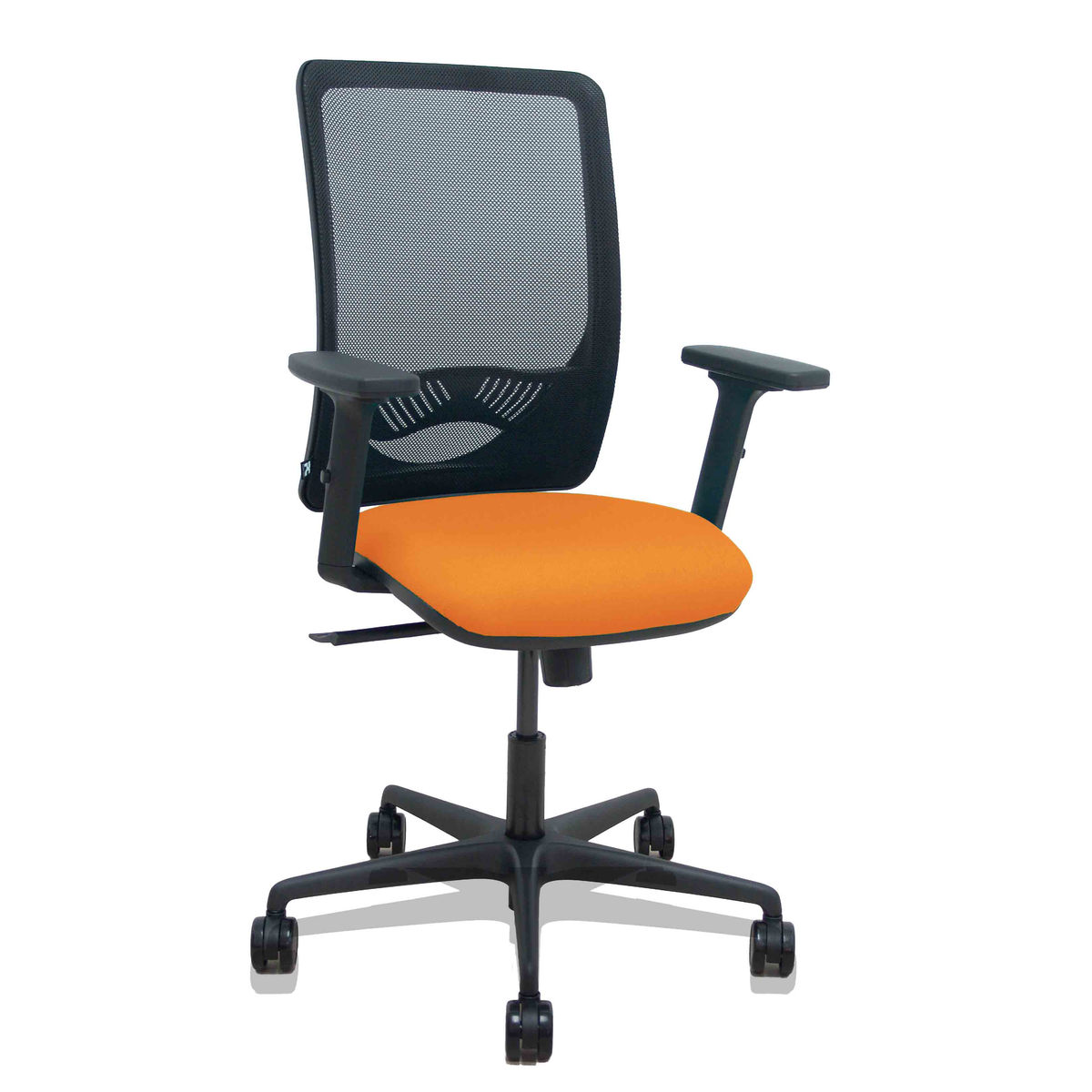 Silla de oficina Piqueras y Crespo Zulema Malla + Bali - Ref. fabricante 390SM840B100B2DB68R65 - Naranja