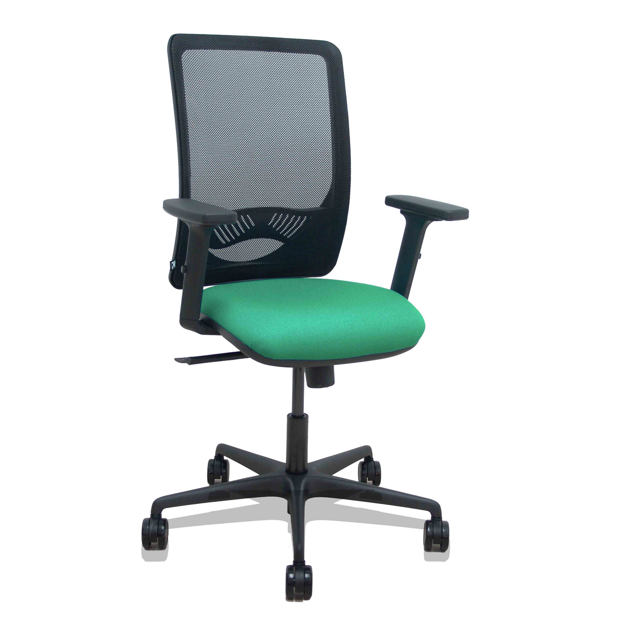 Silla de oficina Piqueras y Crespo Zulema Malla + Bali - Ref. fabricante 390SM840B100B2DB68R65 - Verde Esmeralda
