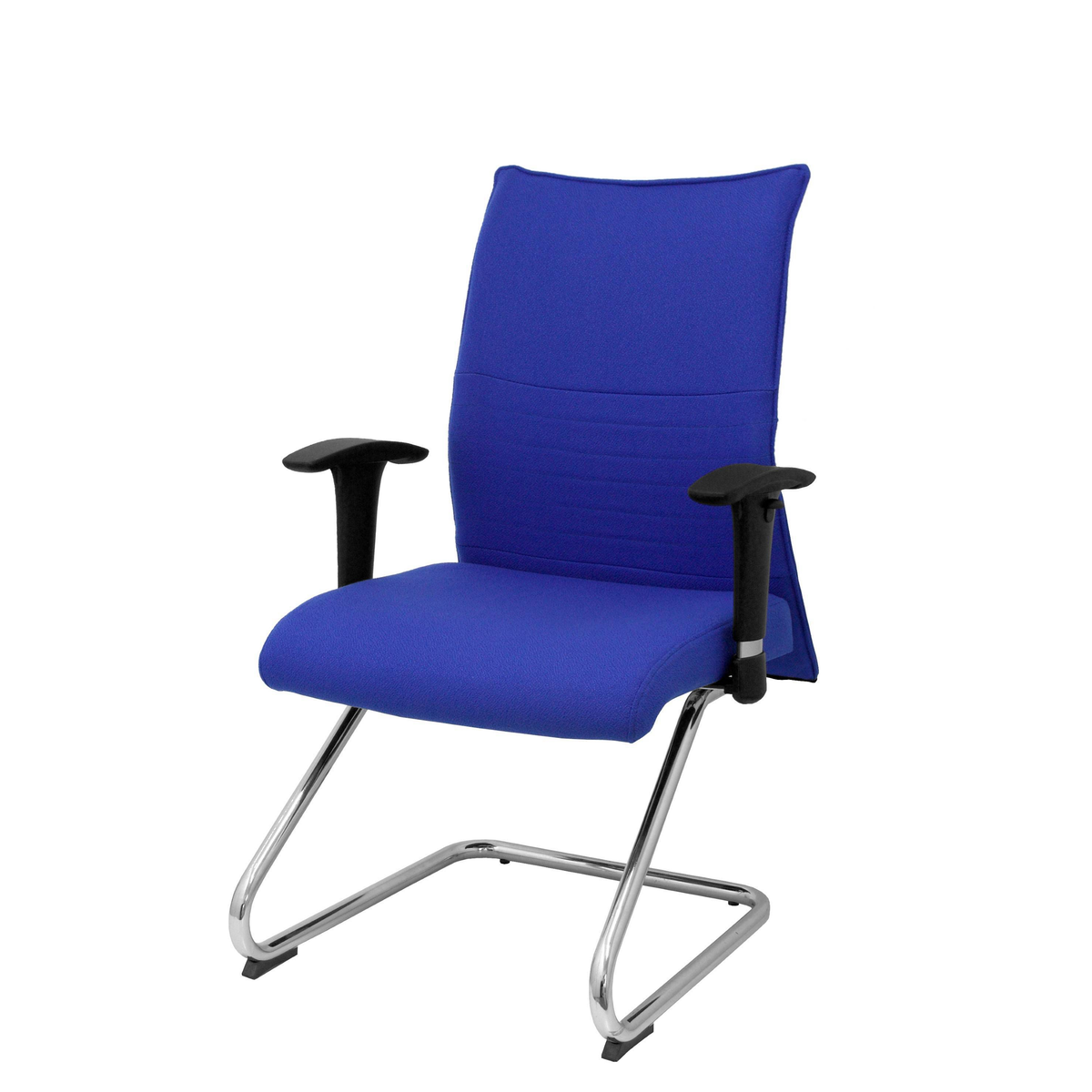 Sillón de oficina Piqueras y Crespo Albacete Confidente Patin - Ref. fabricante 208CPBALI100 - Azul