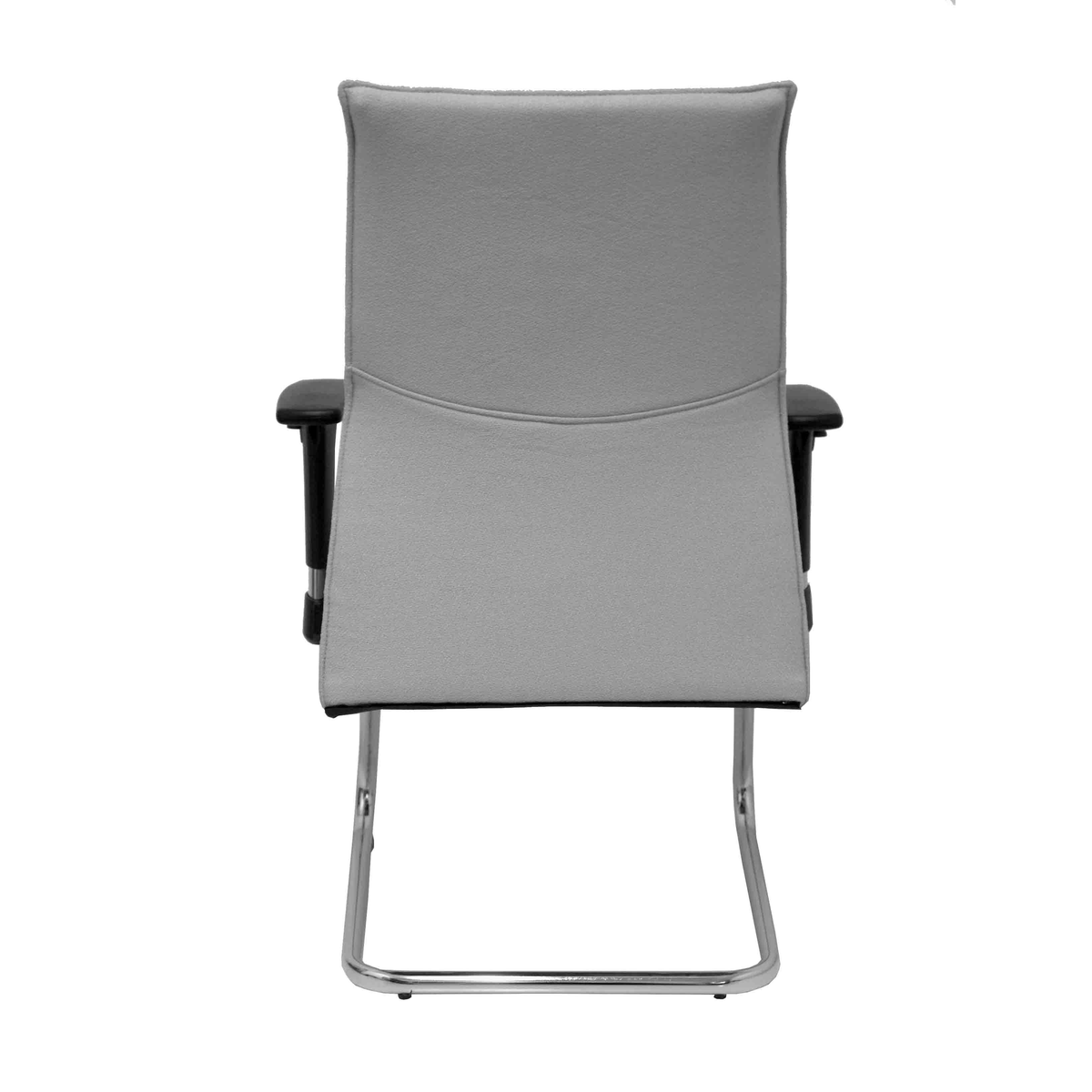 Sillón de oficina Piqueras y Crespo Albacete Confidente Patin - Ref. fabricante 208CPBALI100 - Gris Claro