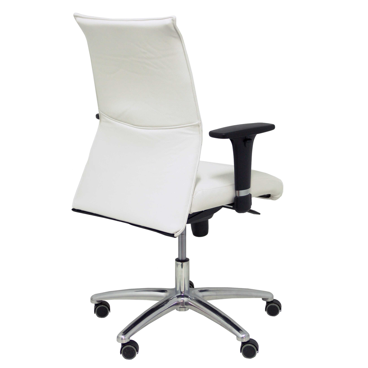 Sillón de oficina Piqueras y Crespo Albacete Confidente Similpiel - Ref. fabricante 207SSPBL - Blanco