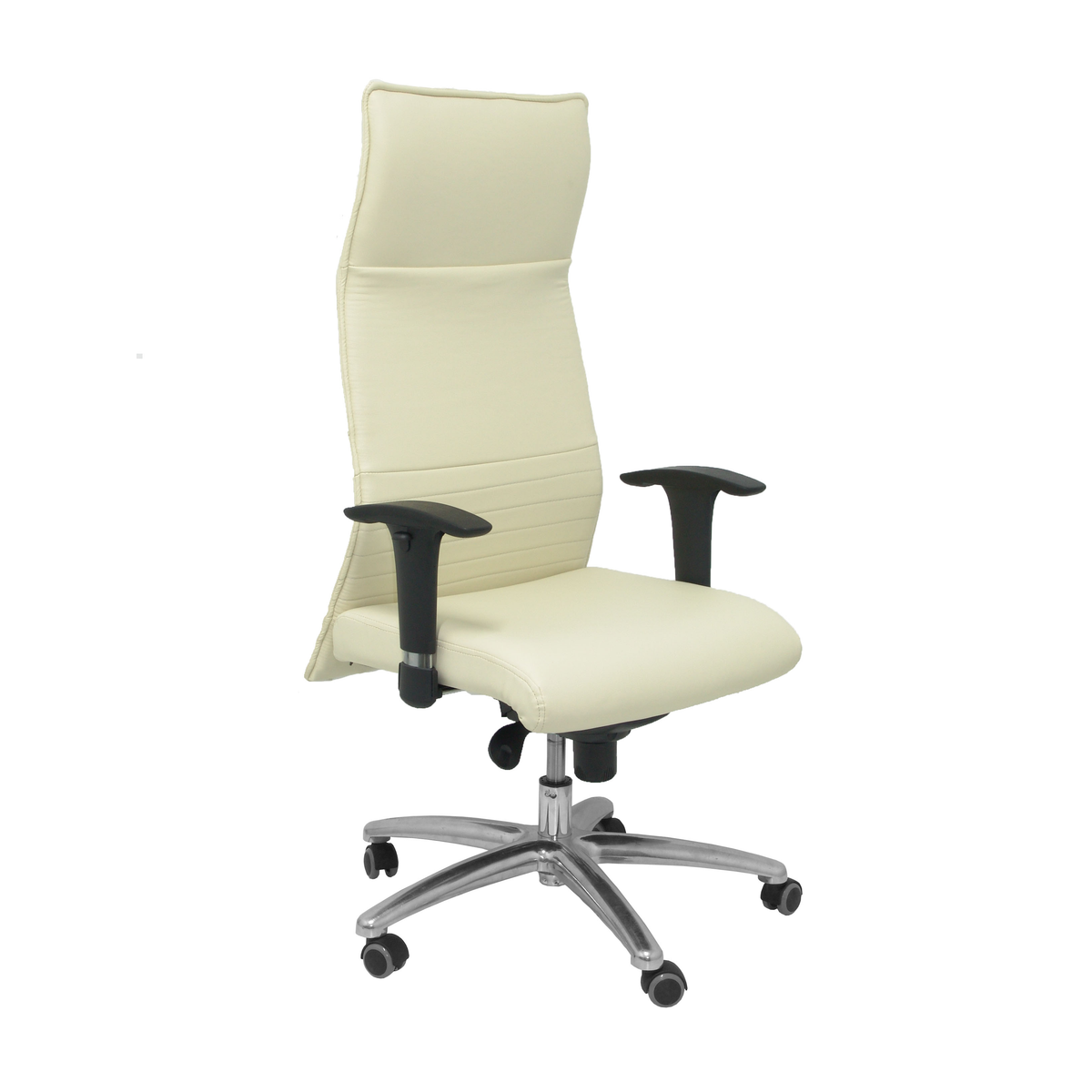 Sillón de oficina Piqueras y Crespo Albacete Xl Similpiel - Crema