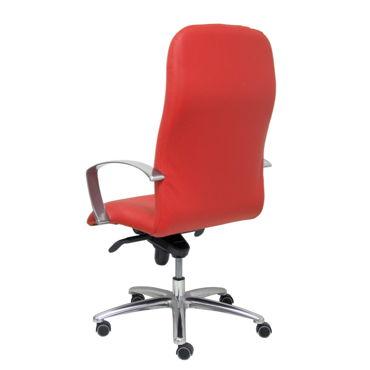 Sillón de oficina Piqueras y Crespo Caudete Piel - Ref. fabricante 115DBPIELRJ - Rojo