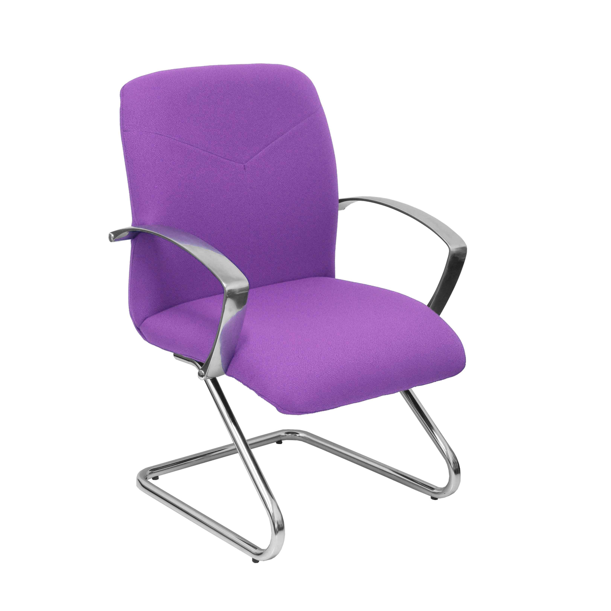 Sillón de oficina Piqueras y Crespo Caudete Confidente Patin Bali - Ref. fabricante 117CPBALI10 - Lila