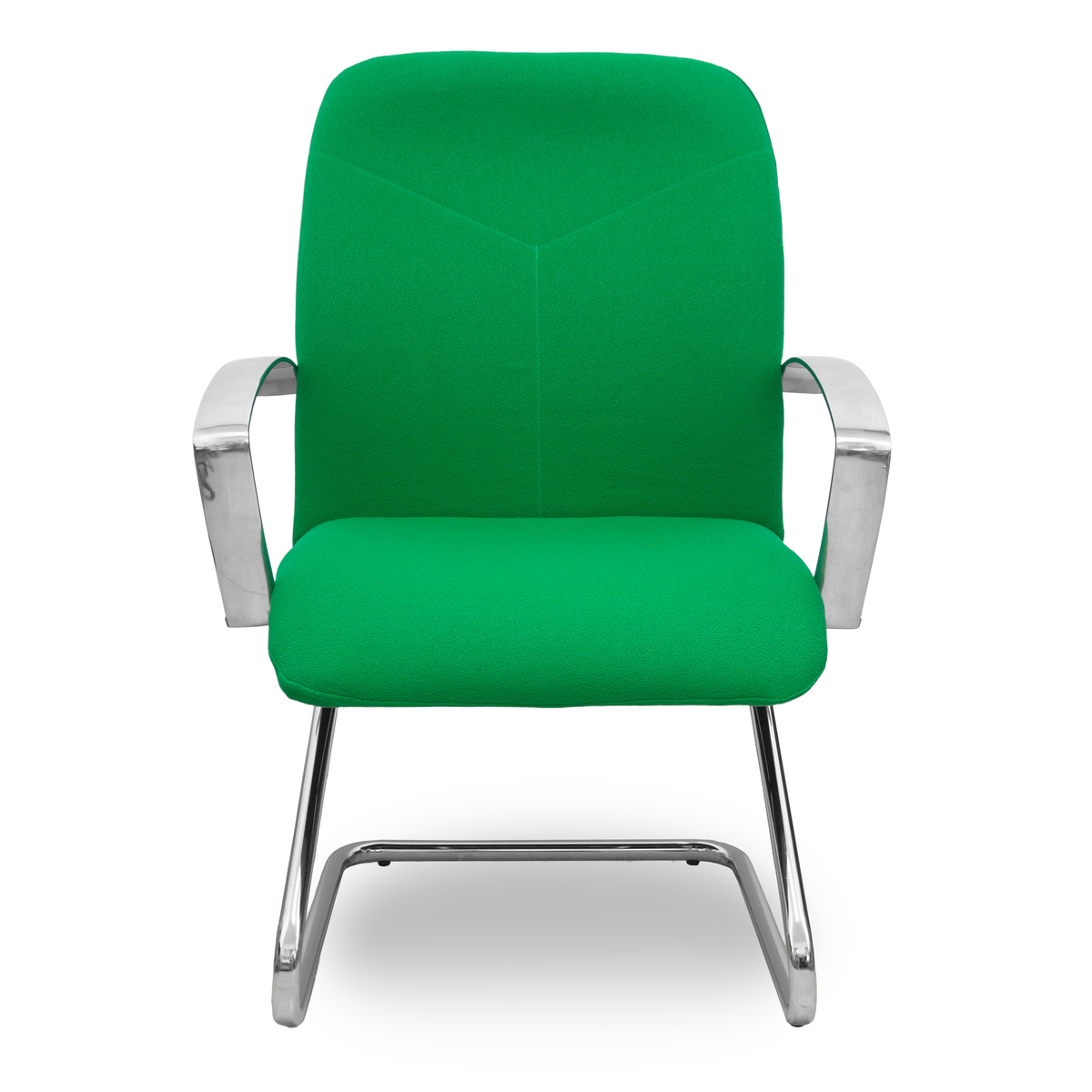 Sillón de oficina Piqueras y Crespo Caudete Confidente Patin Bali - Ref. fabricante 117CPBALI10 - Verde