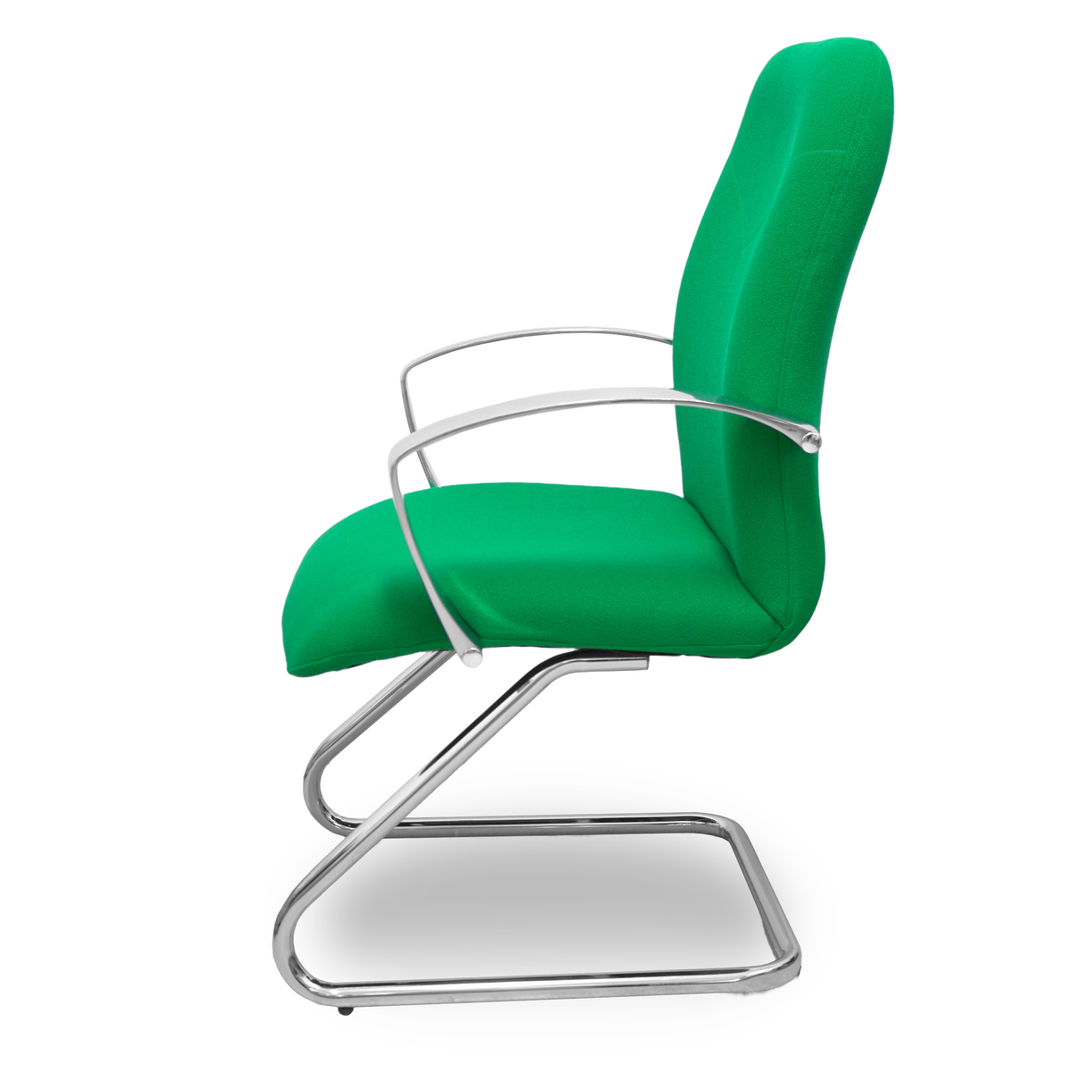 Sillón de oficina Piqueras y Crespo Caudete Confidente Patin Bali - Ref. fabricante 117CPBALI10 - Verde