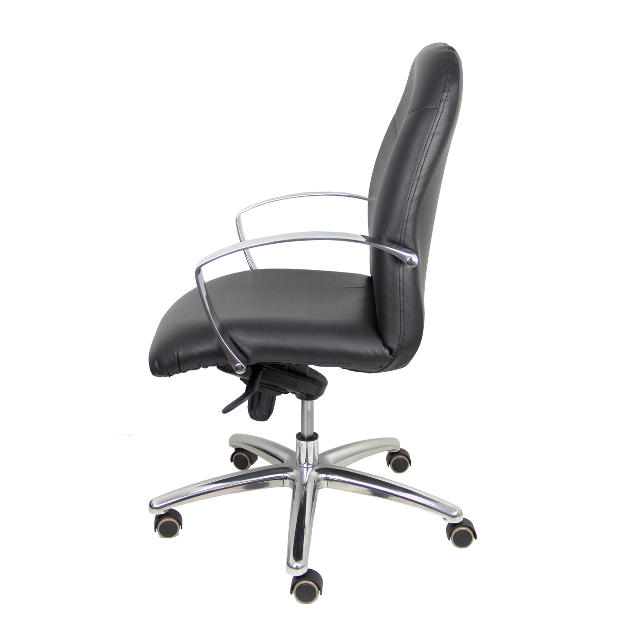 Sillón de oficina Piqueras y Crespo Caudete Confidente Similpiel - Negro