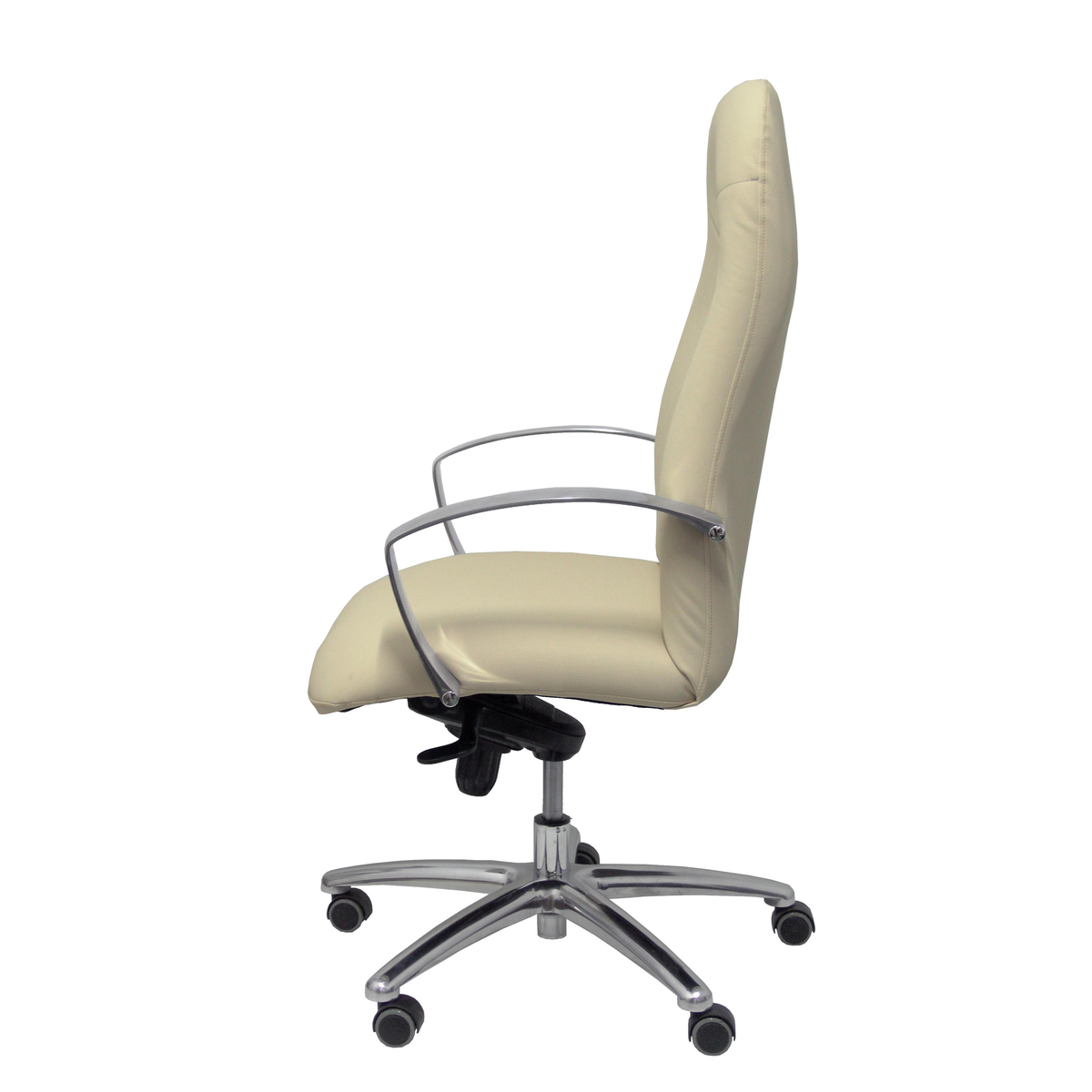 Sillón de oficina Piqueras y Crespo Caudete Similpiel - Ref. fabricante 115DBSP02 - Crema