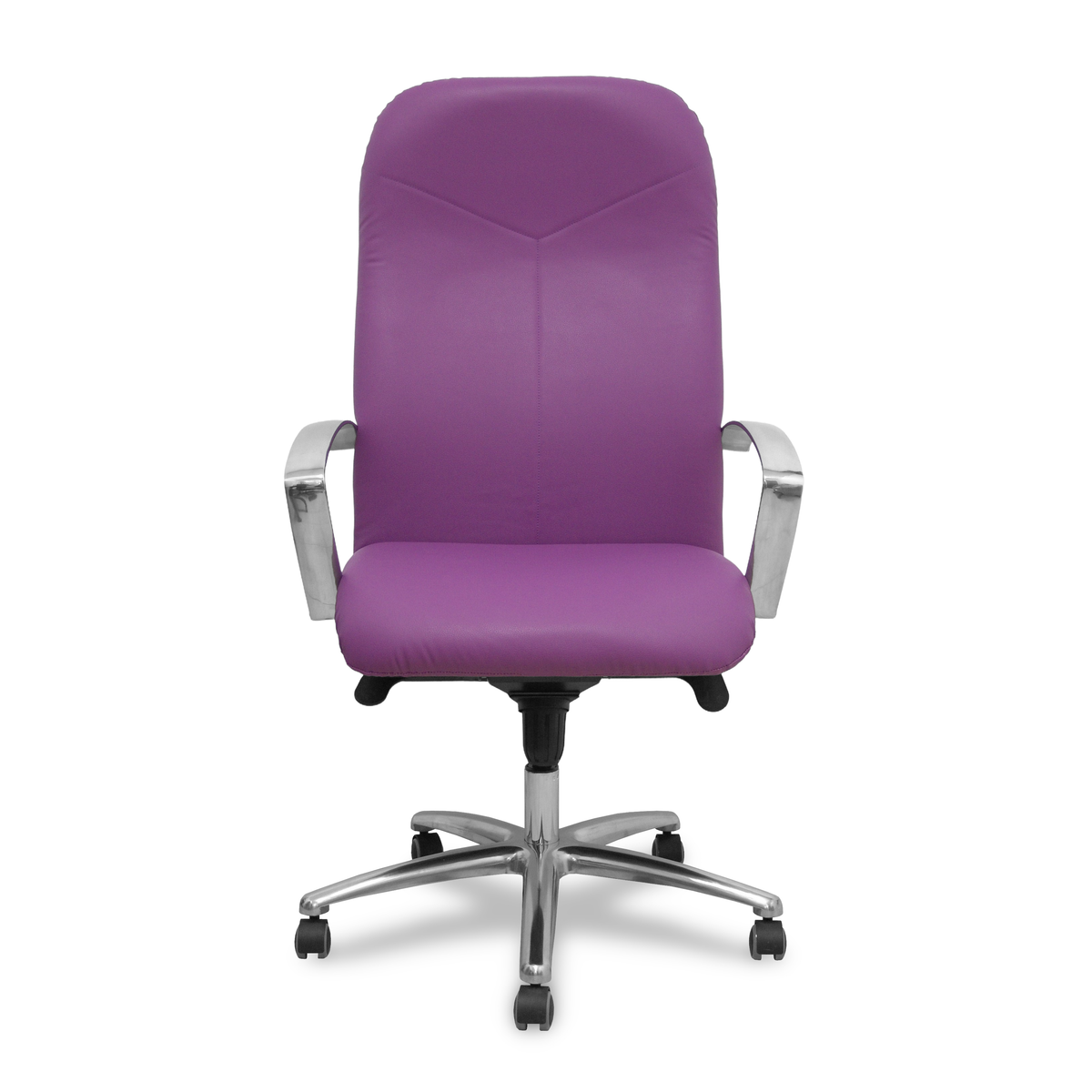 Sillón de oficina Piqueras y Crespo Caudete Similpiel - Ref. fabricante 115DBSP02 - Morado