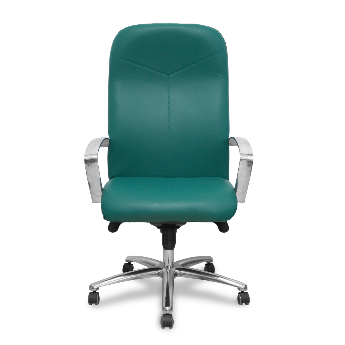 Sillón de oficina Piqueras y Crespo Caudete Similpiel - Ref. fabricante 115DBSP02 - Verde Botella
