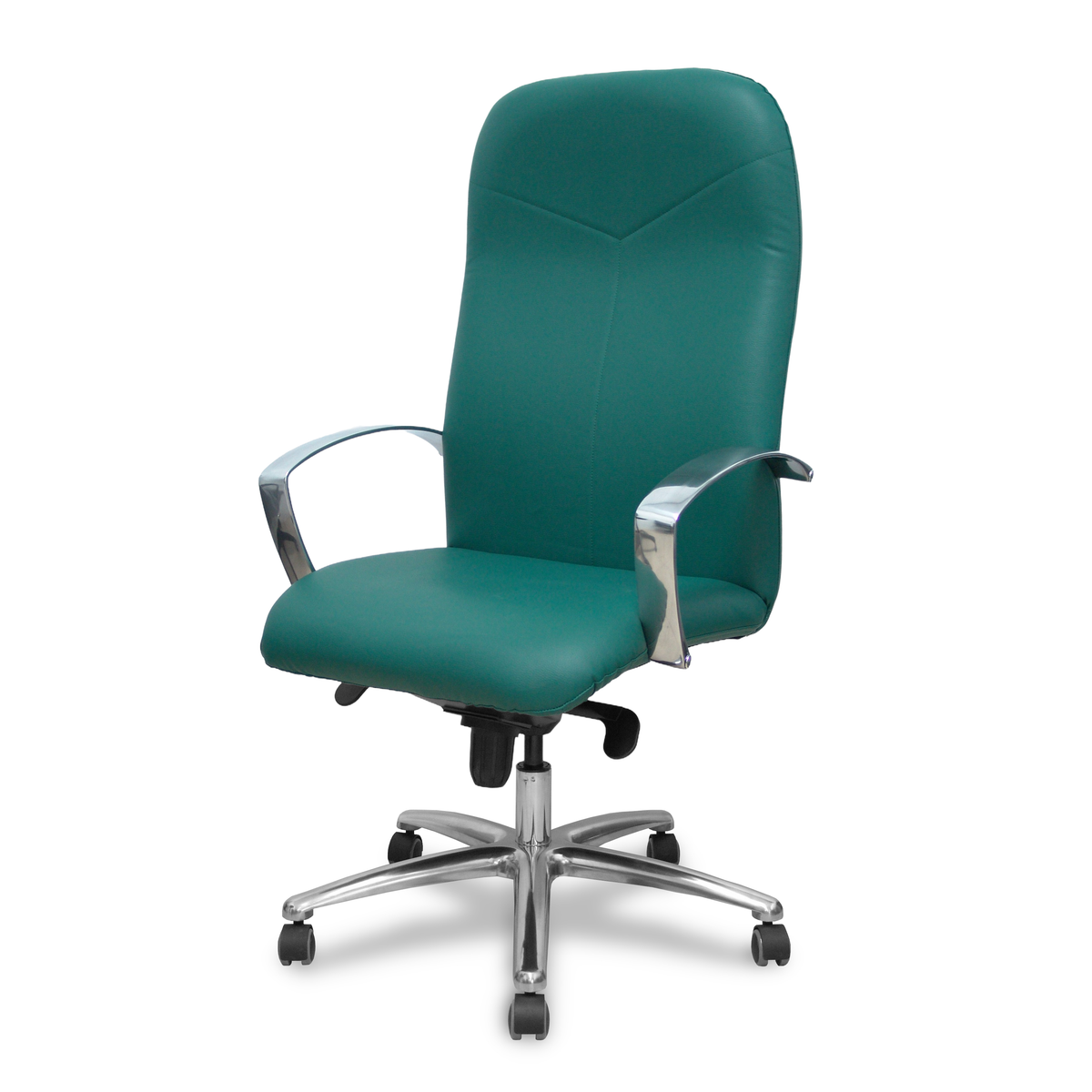 Sillón de oficina Piqueras y Crespo Caudete Similpiel - Ref. fabricante 115DBSP02 - Verde Botella