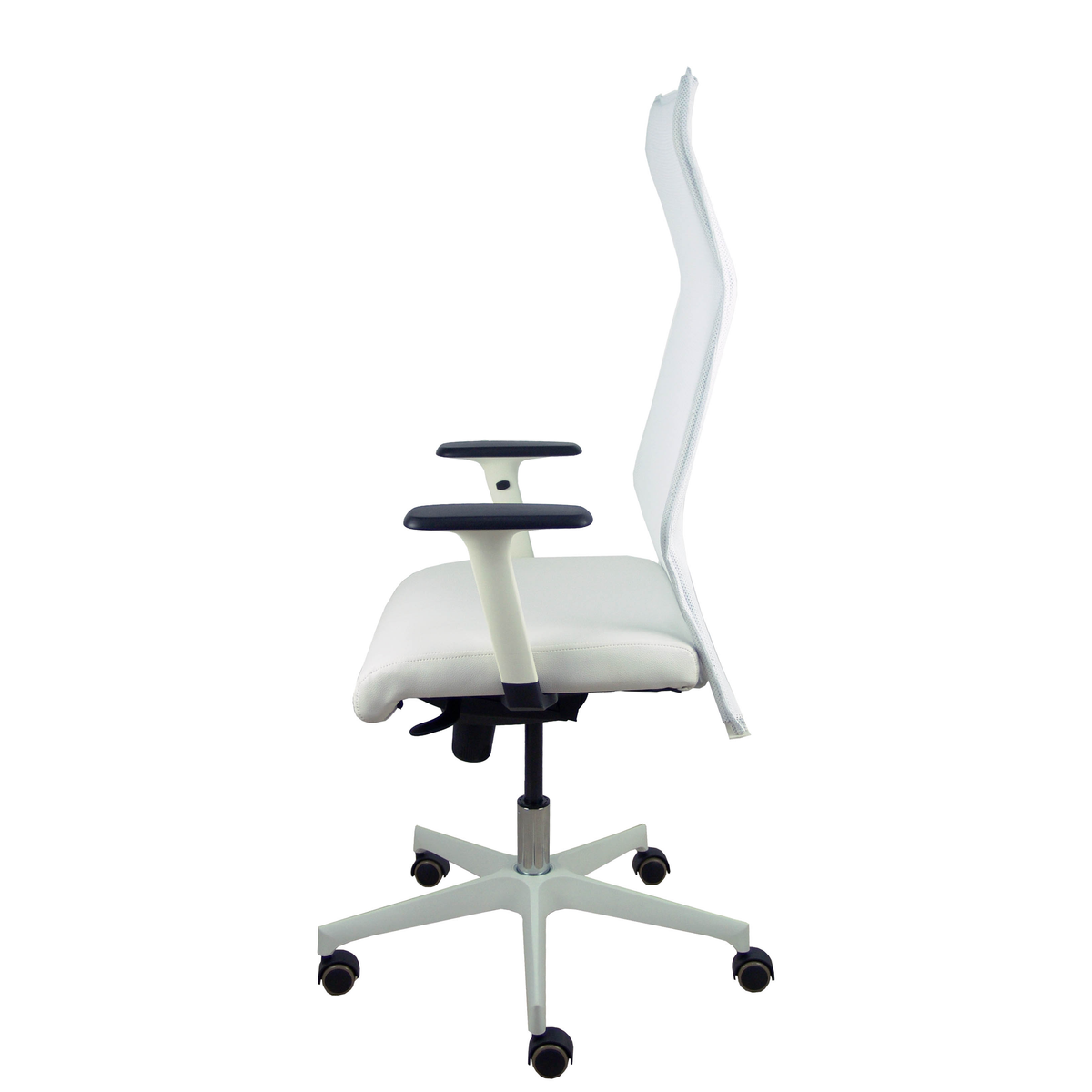 Sillón de oficina Piqueras y Crespo Sahuco Blanco Similpiel + Malla - Blanco