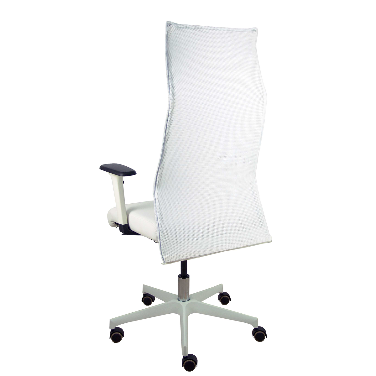 Sillón de oficina Piqueras y Crespo Sahuco Blanco Similpiel + Malla - Blanco