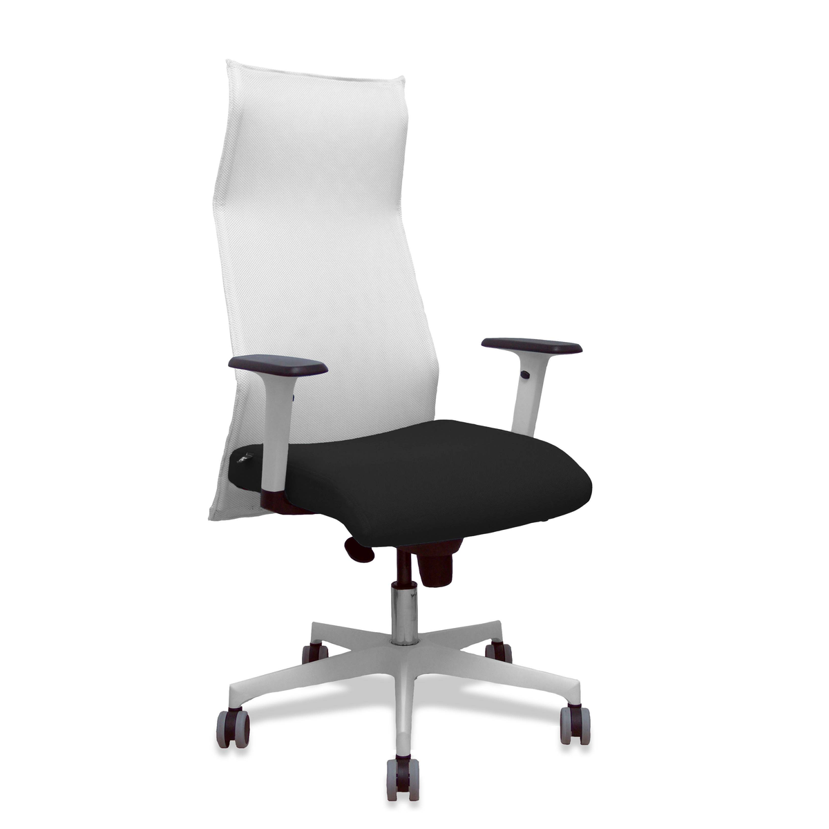 Sillón de oficina Piqueras y Crespo Sahuco Blanco Bali + - Ref. fabricante 13SM10B100B354BR65G - Blanco / Negro