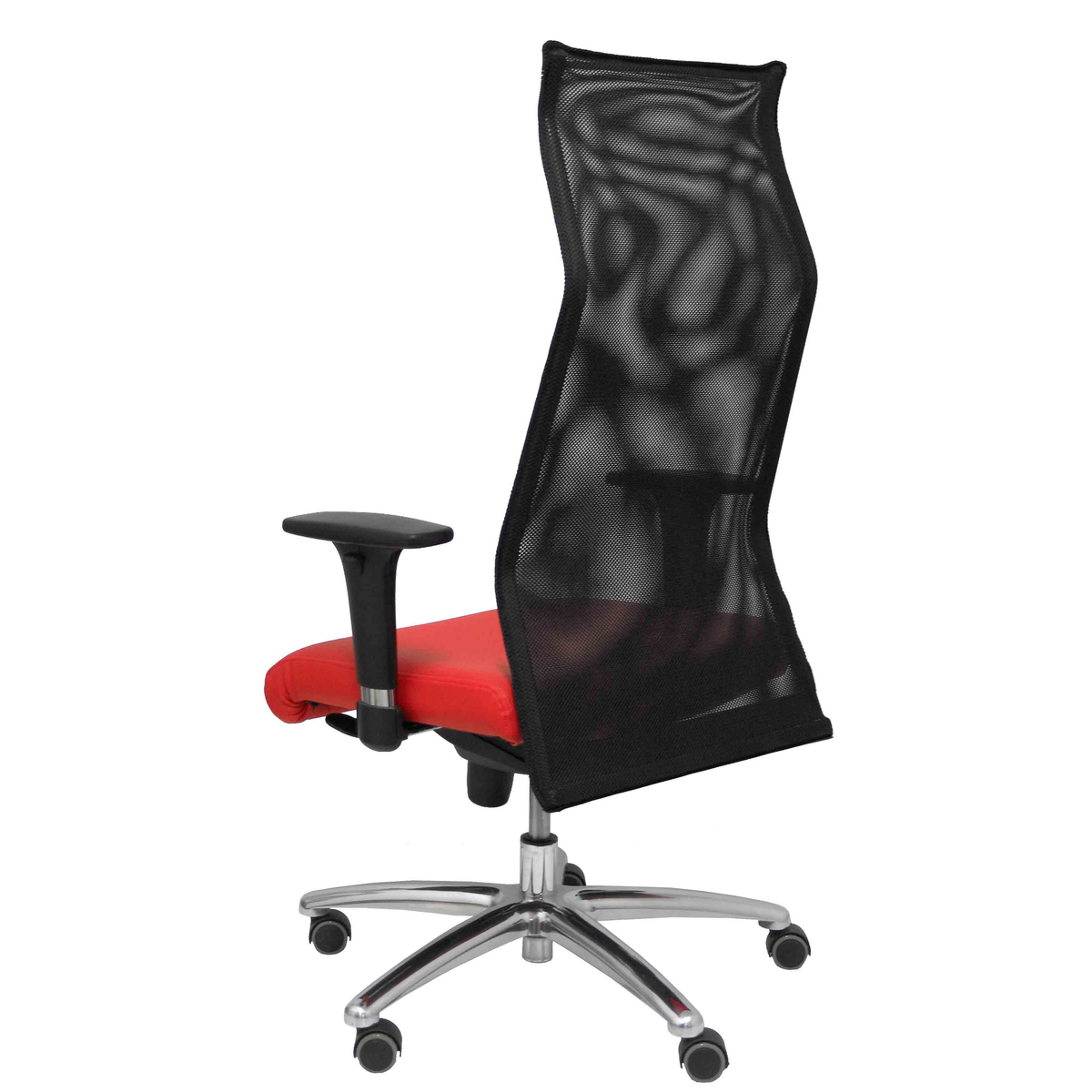 Sillón de oficina Piqueras y Crespo Sahuco Similpiel + - Ref. fabricante 13SM840SP100B24APRP - Rojo