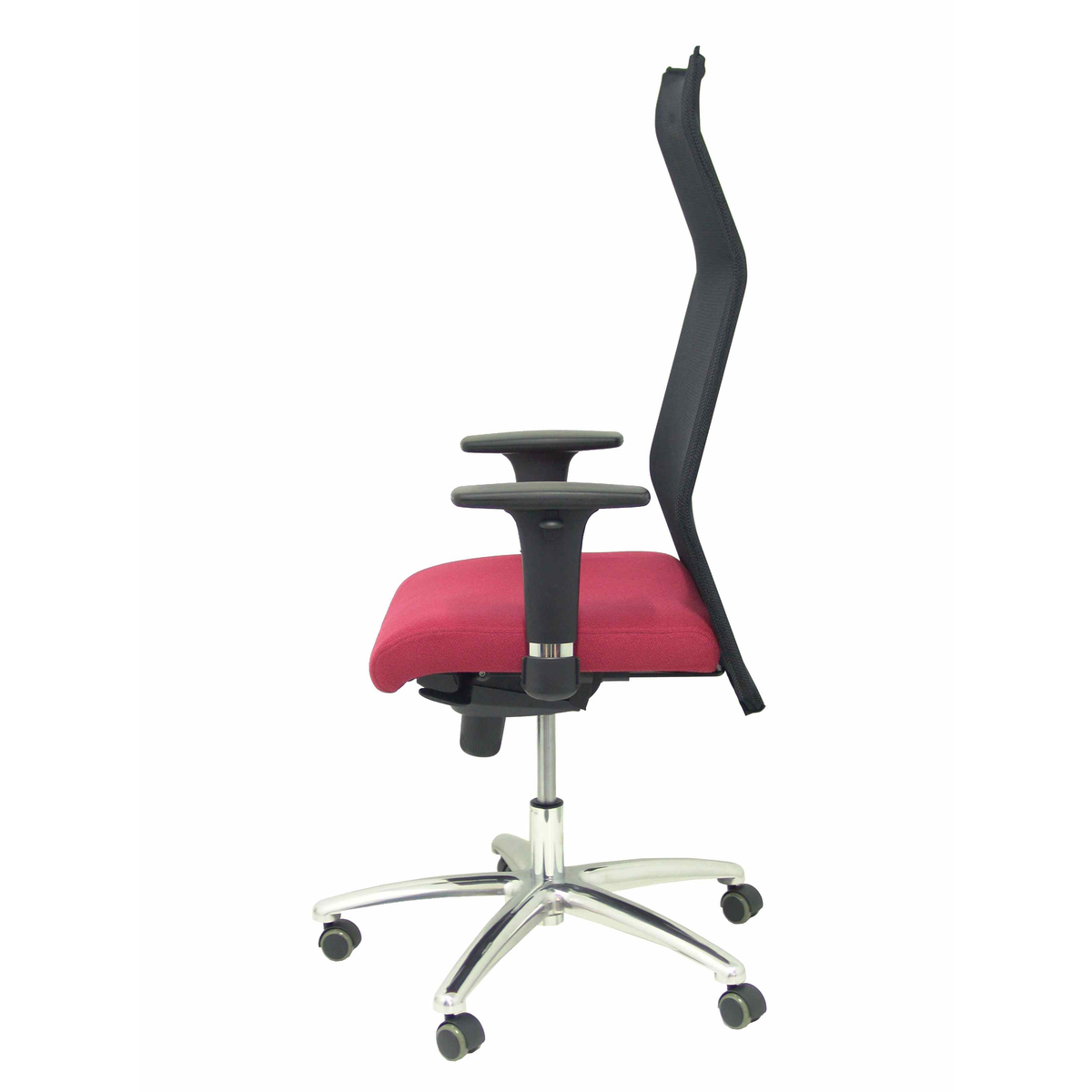 Sillón de oficina Piqueras y Crespo Sahuco Xl Bali + Malla - Ref. fabricante 13SXLBALI100 - Granate