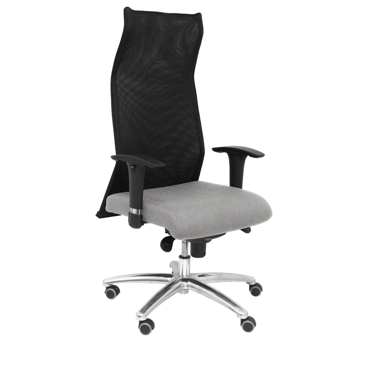 Sillón de oficina Piqueras y Crespo Sahuco Xl Bali + Malla - Ref. fabricante 13SXLBALI100 - Gris Claro