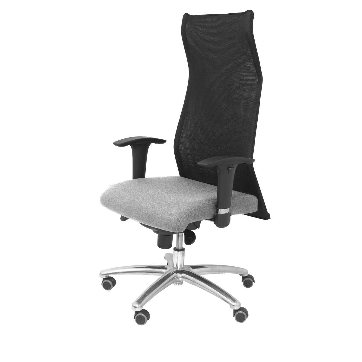 Sillón de oficina Piqueras y Crespo Sahuco Xl Bali + Malla - Ref. fabricante 13SXLBALI100 - Gris Claro