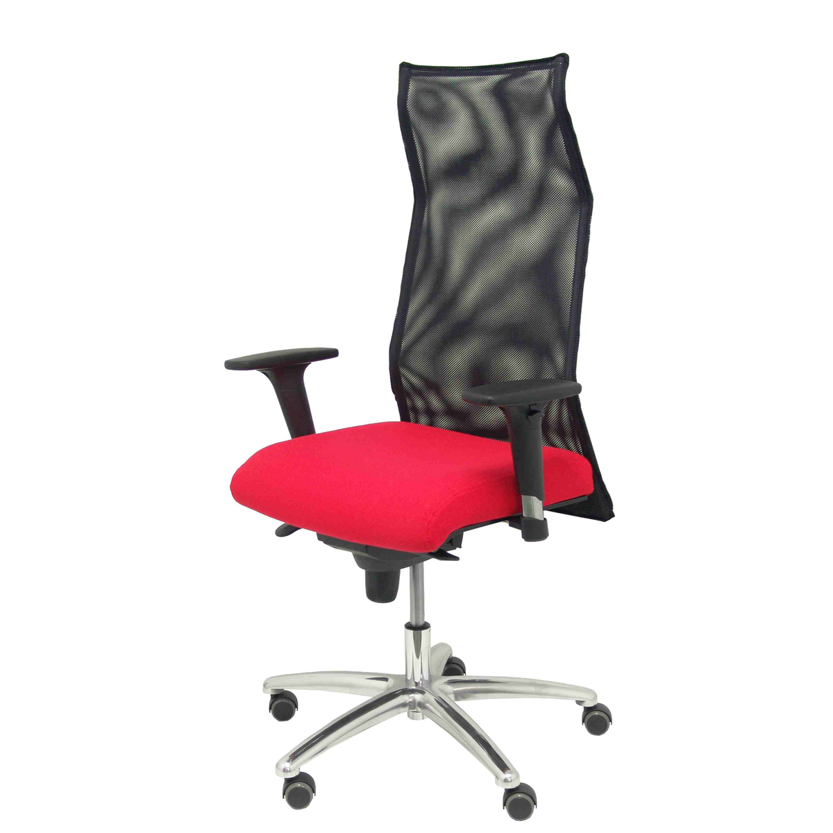 Sillón de oficina Piqueras y Crespo Sahuco Xl Bali + Malla - Ref. fabricante 13SXLBALI100 - Rojo