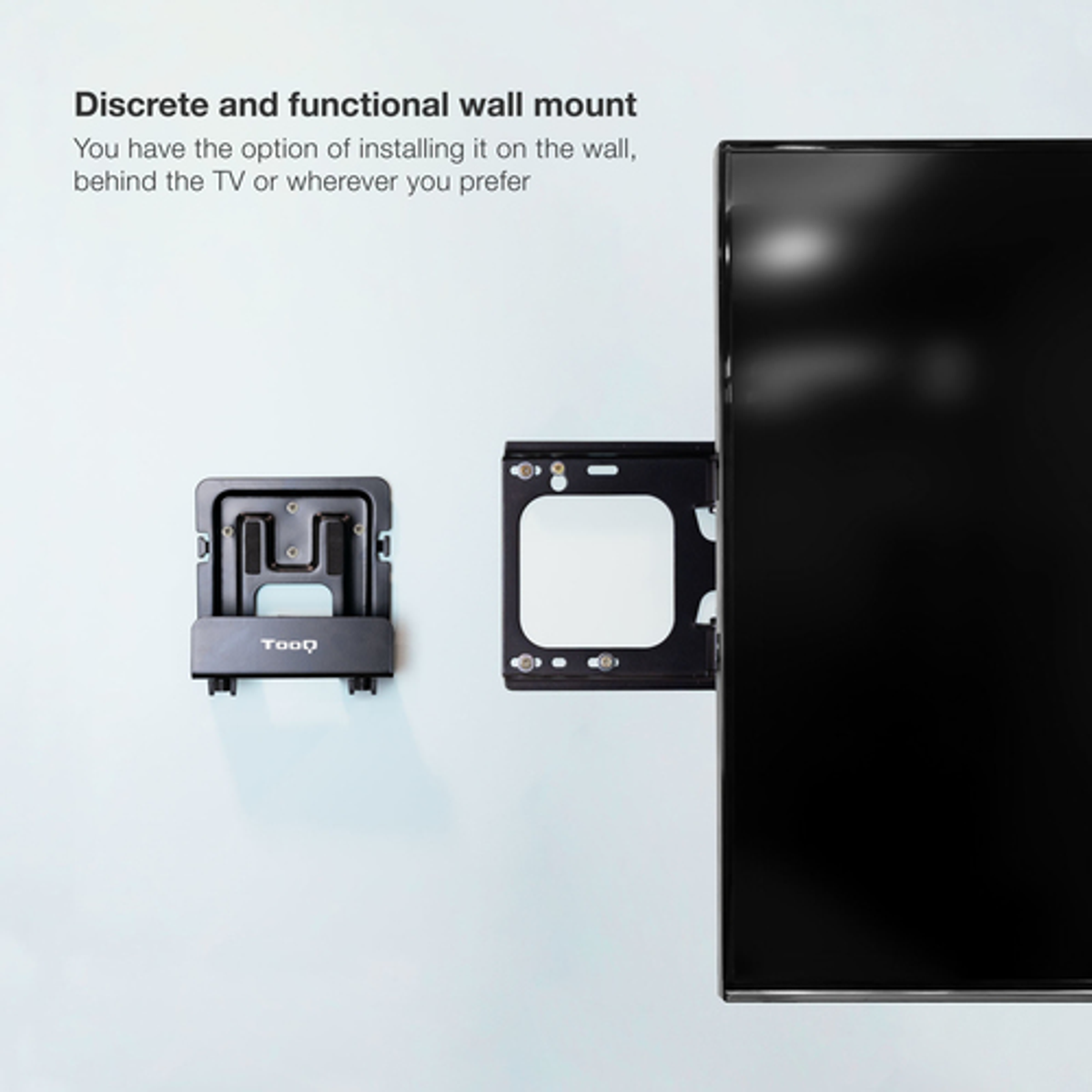Soporte para mini PC TooQ TQMPM4776 Negro - vista 4