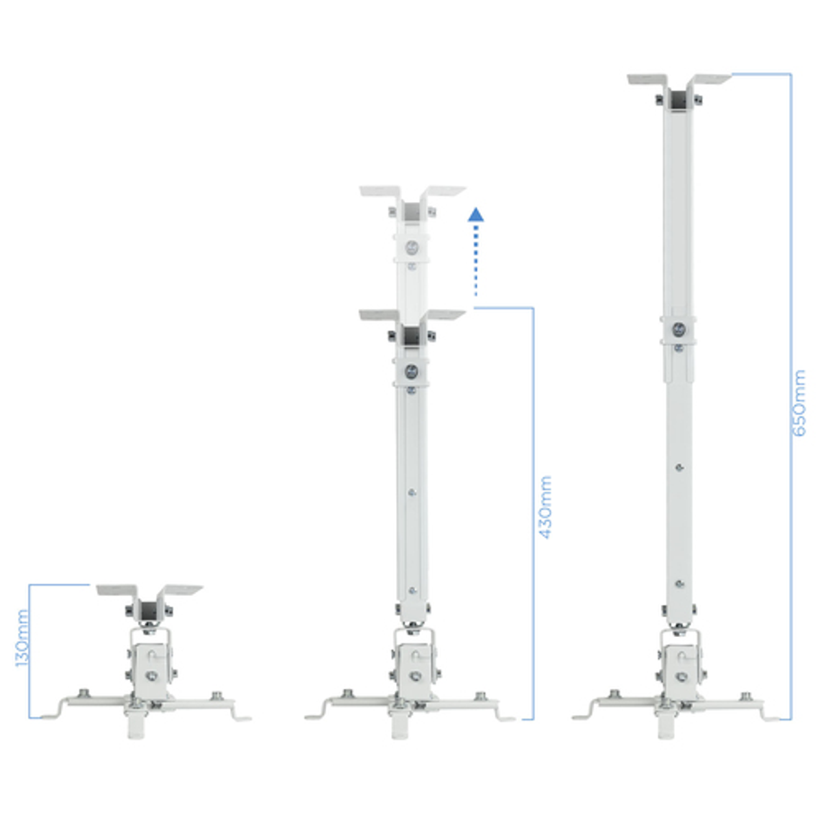 Soporte para proyector TooQ PJ2012T-W Techo 20 kg - vista 2