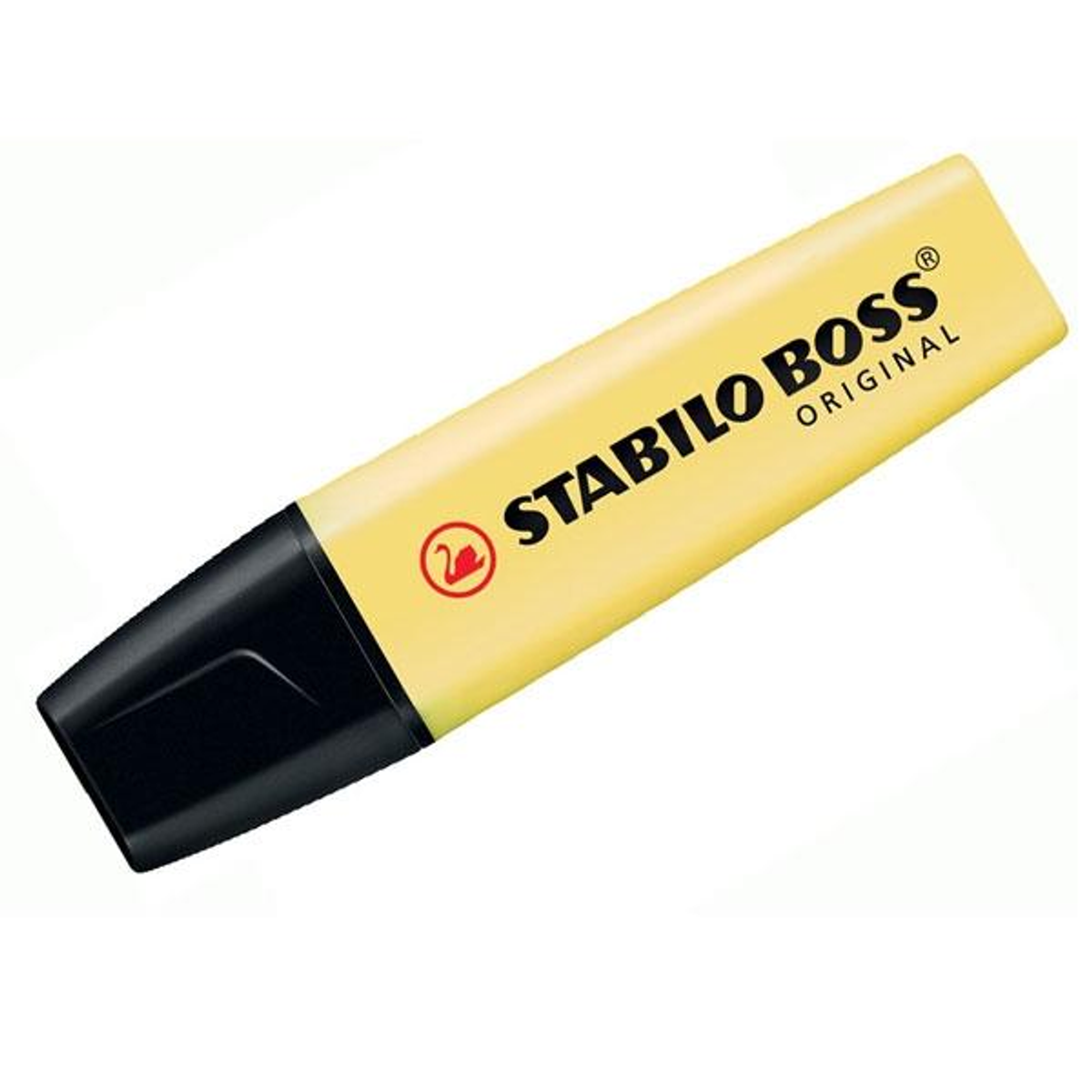 Subrayador Stabilo Marcador Fluorescente Boss Pastel Trazo 5mm Amarillo Cremoso