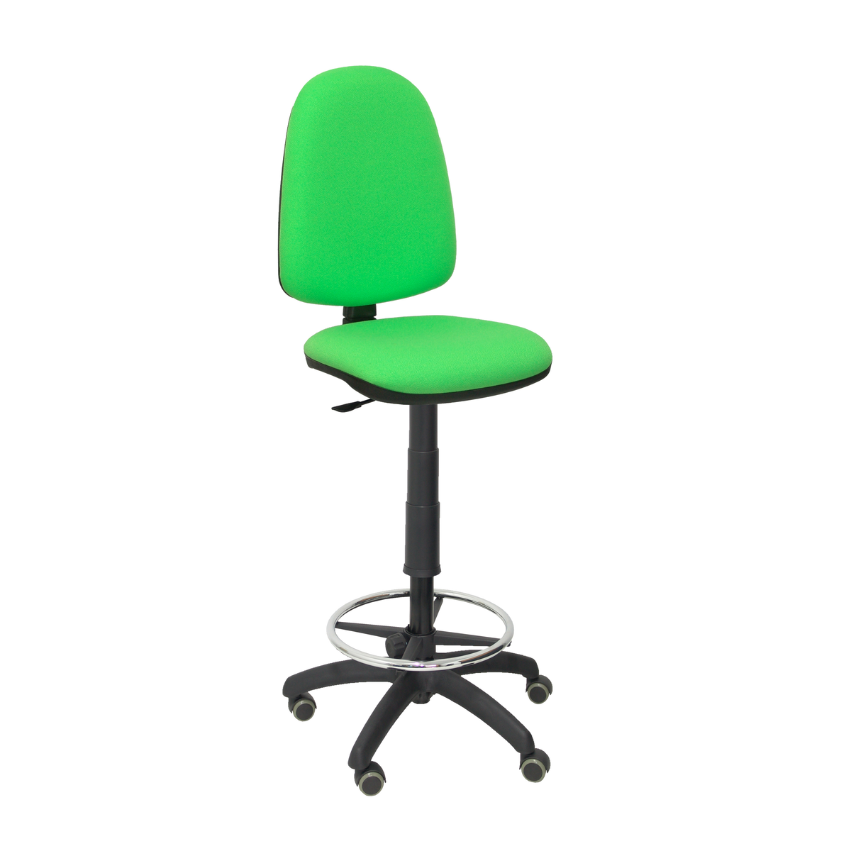 Taburete de oficina Piqueras y Crespo Ayna Bali - Ruedas parquet - Ref. fabricante T04CPBALI22RP - Verde