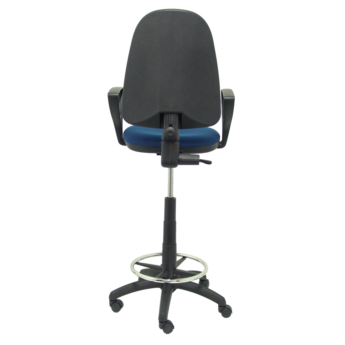 Taburete de oficina Piqueras y Crespo Ayna Bali - Brazos - Ref. fabricante T04CPBALI200BGOLF - Azul Marino