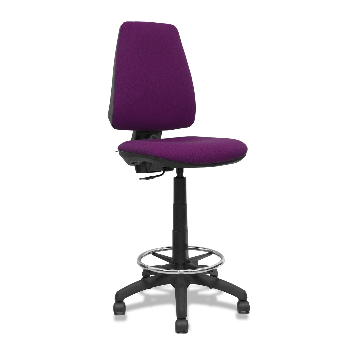 Taburete de oficina Piqueras y Crespo Elche Bali - Contacto permanente - Colores - Morado