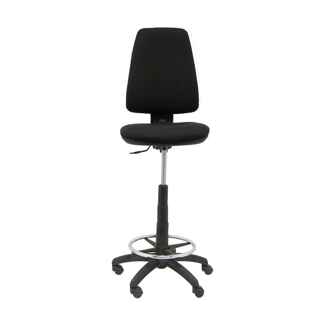 Taburete de oficina Piqueras y Crespo Elche Bali - Contacto permanente - Tonos neutros - Negro