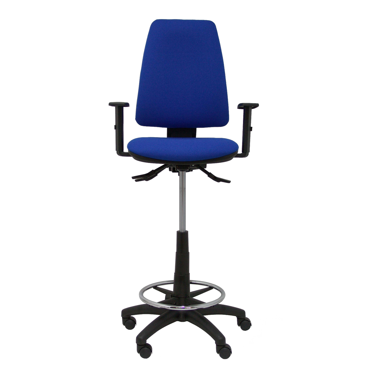 Taburete de oficina Piqueras y Crespo Taburete Elche S Bali - Ref. fabricante T14ASB100B10RN - Azul
