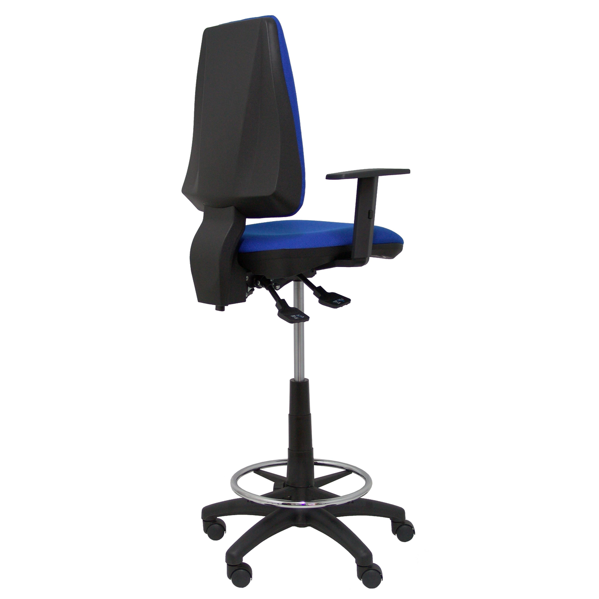 Taburete de oficina Piqueras y Crespo Taburete Elche S Bali - Ref. fabricante T14ASB100B10RN - Azul