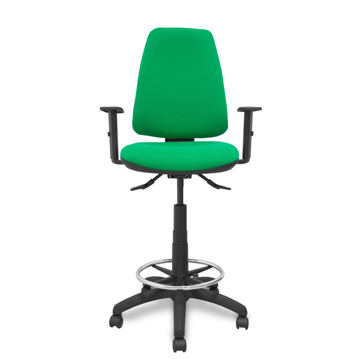 Taburete de oficina Piqueras y Crespo Taburete Elche S Bali - Ref. fabricante T14ASB100B10RN - Verde