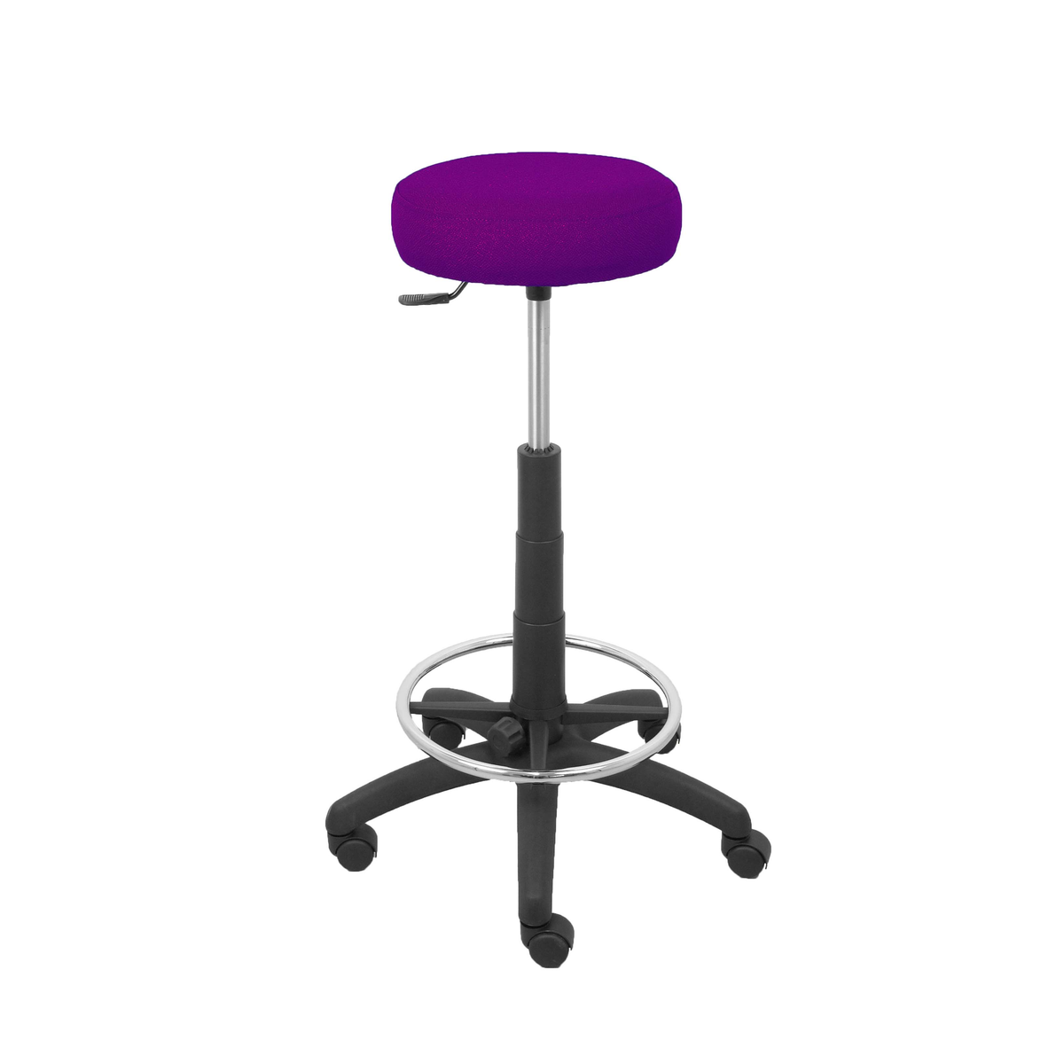Taburete de oficina Piqueras y Crespo Tolosa Bali - Ref. fabricante T10GB10 - Morado