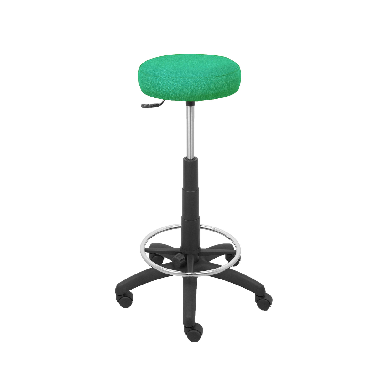 Taburete de oficina Piqueras y Crespo Tolosa Bali - Ref. fabricante T10GB10 - Verde Esmeralda