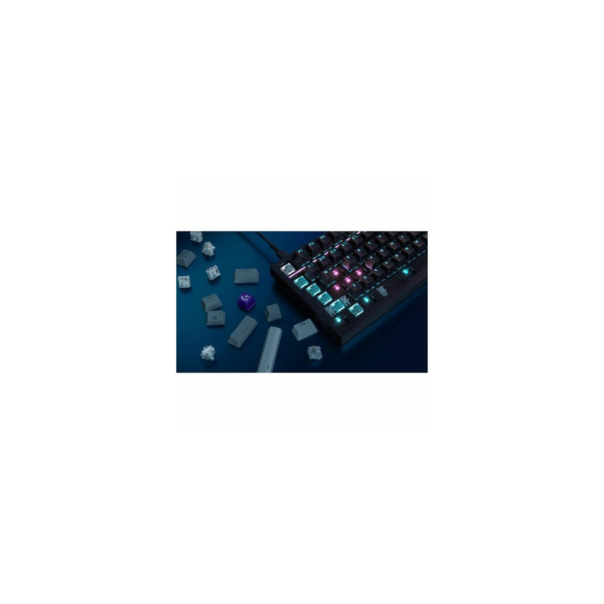 Teclado Logitech G316 X 98 USB portugués negro, vista 7