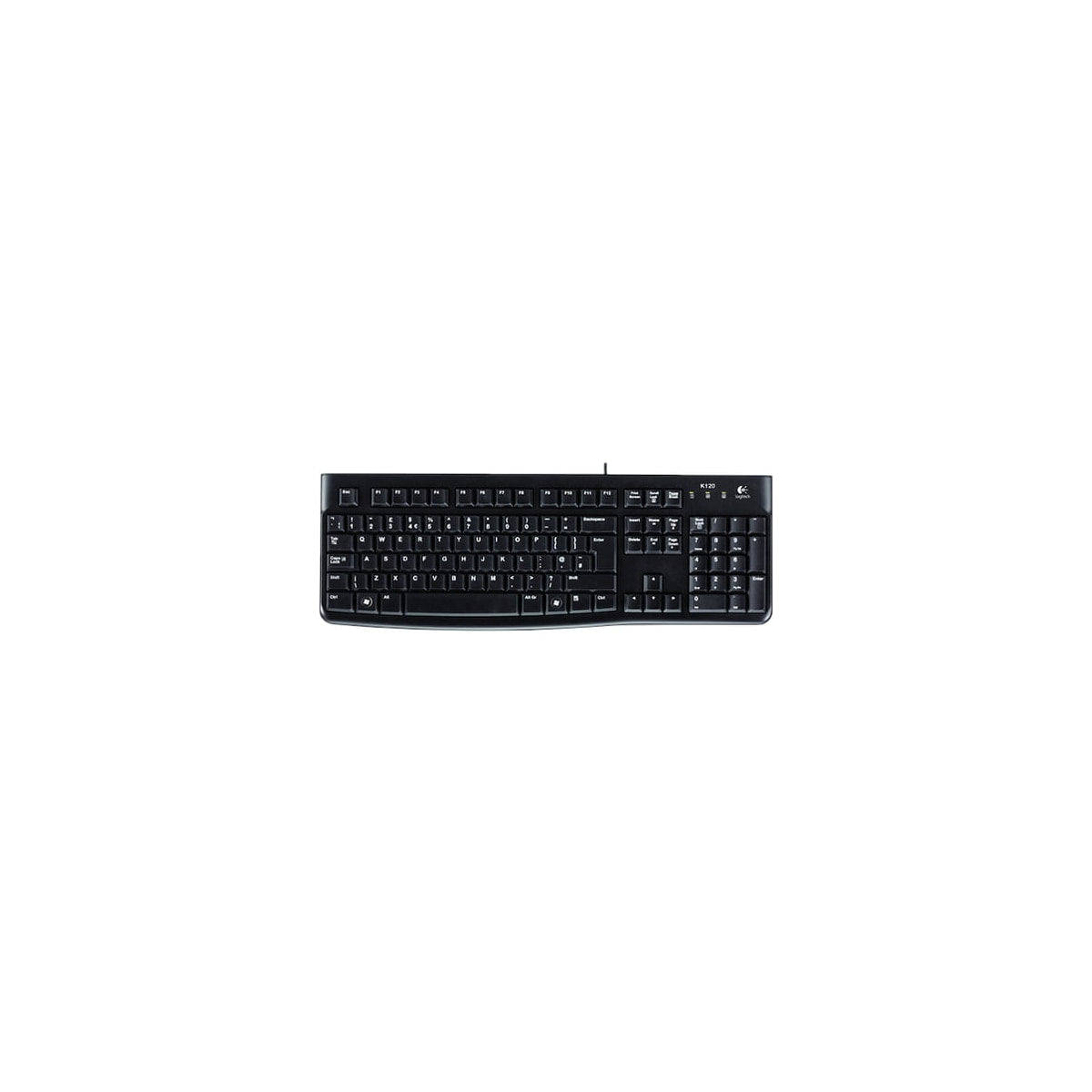 Teclado Logitech K120 USB español negro, vista 2