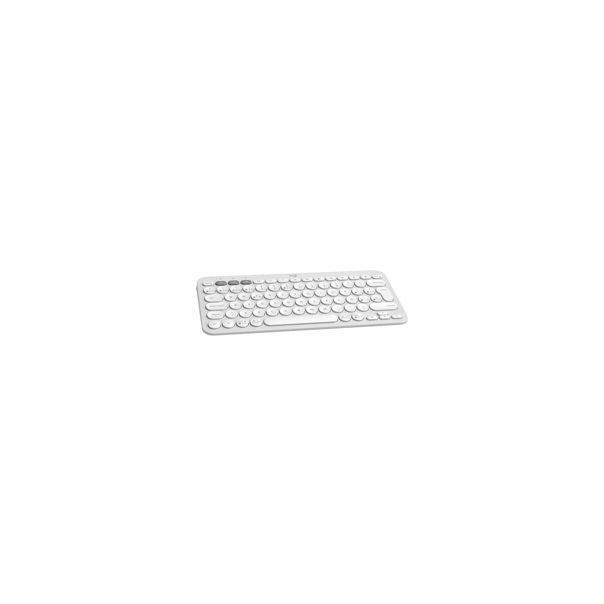 Teclado Logitech K380S inalámbrico español blanco, vista 3