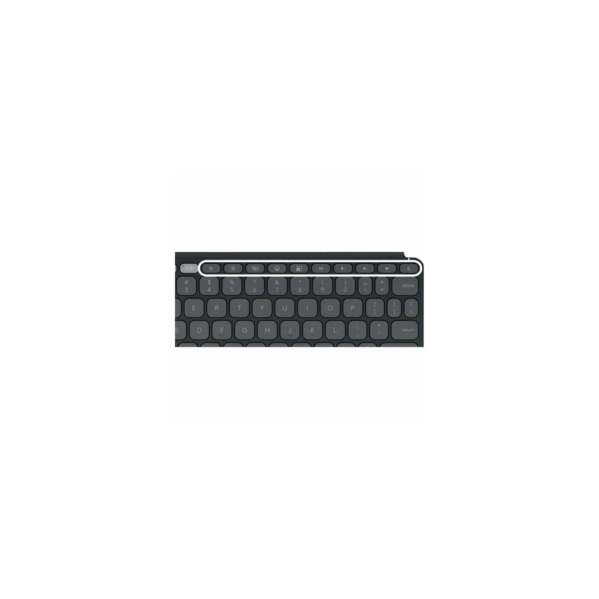 Teclado Logitech Keys-To-Go 2 inalámbrico español grafito, vista 10