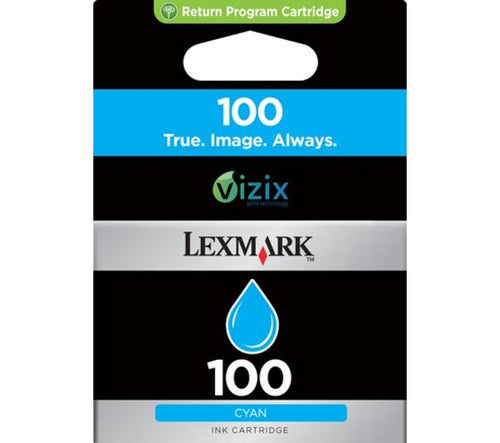 Vista 2 de cartucho de tinta Lexmark 14N0900E cian original