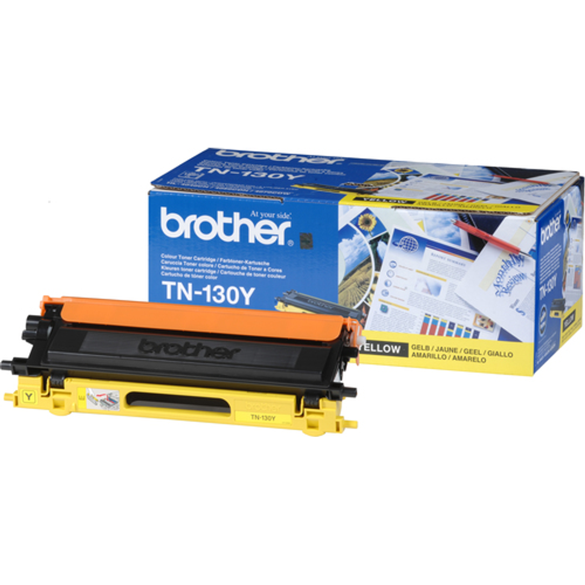Tóner Brother TN130Y Original Amarillo - vista 2