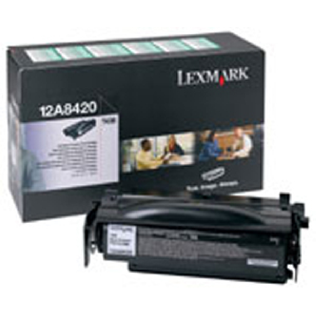 Tóner Lexmark 12A8420 Original Negro