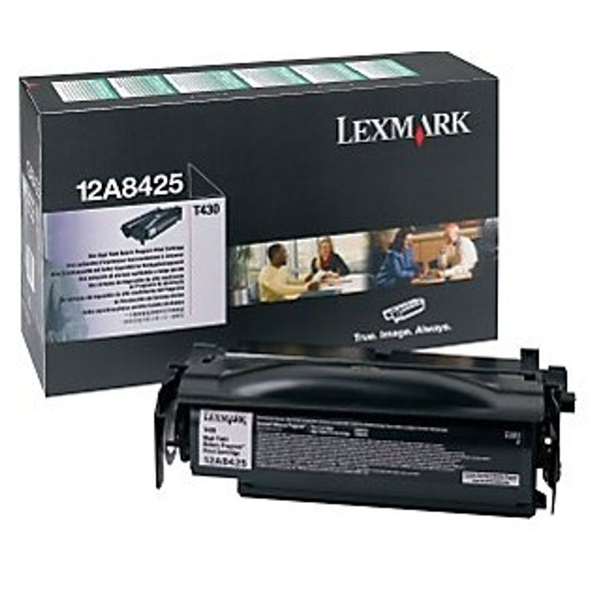 Tóner Lexmark 12A8425 Original Negro